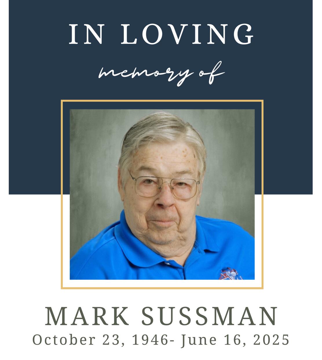 in memory of mark sussman